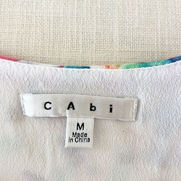 Cabi 321 Meadow Ditsy Watercolor Floral Slip Dress - Picture 7 of 9